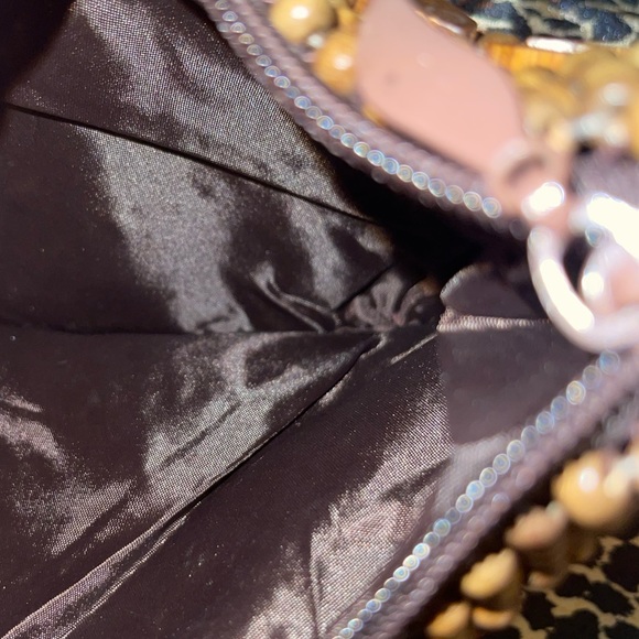 Wood Beaded Mini Bag - Picture 9 of 14